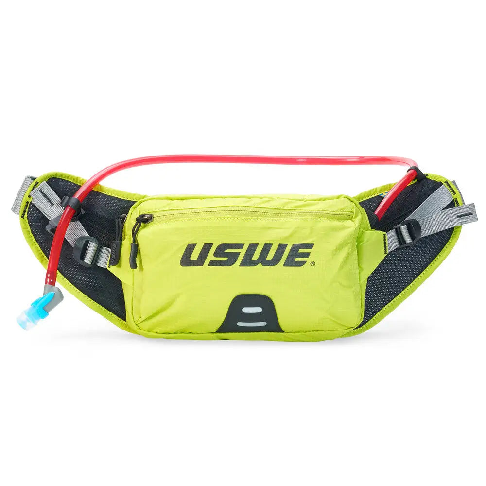 Cangurera USWE Zulo 2 con Bolsa de Hidratación de 1.0 L Elite PNP Crazy Yellow