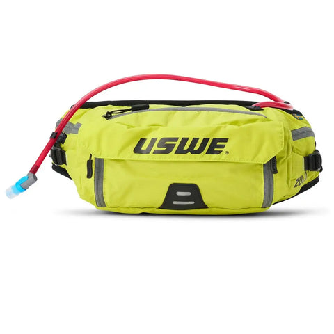 Cangurera USWE Zulo 6 con Bolsa de Hidratación de 1.5L PNP Crazy Yellow