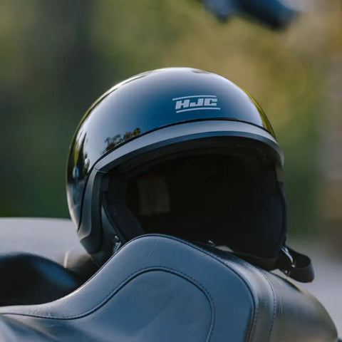 Casco Abierto HJC C20 Solid Metal Black