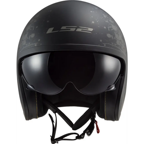 Casco Abierto LS2 OF599 Spitfire ll Black Flag Matt