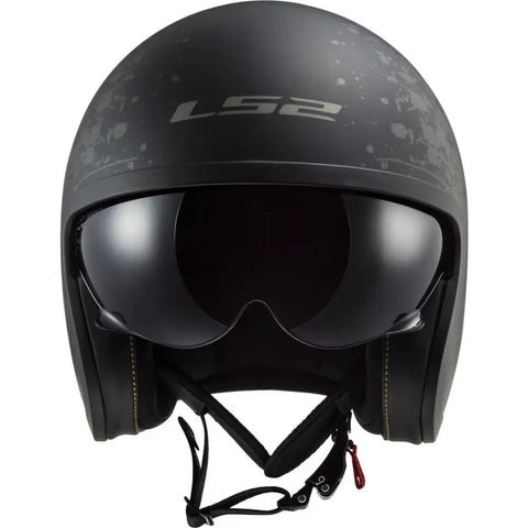 Casco Abierto LS2 OF599 Spitfire ll Black Flag Matt