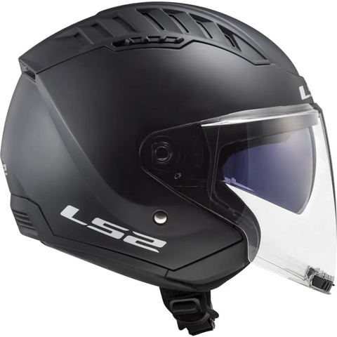 Casco Abierto LS2 OF600 Copter II Solid Black Matt