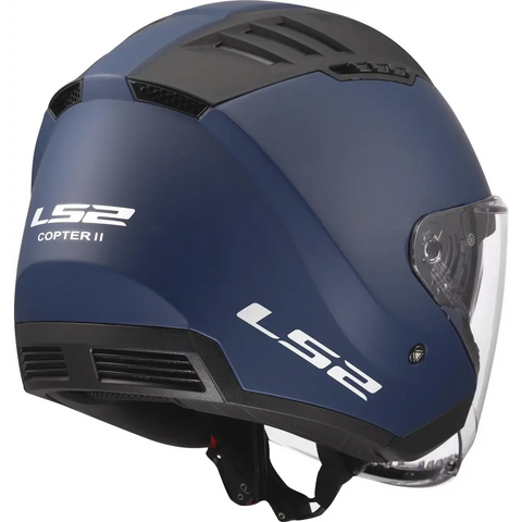 Casco Abierto LS2 OF600 Copter II Solid Dark Blue Matt