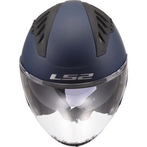 Casco Abierto LS2 OF600 Copter II Solid Dark Blue Matt