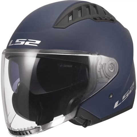 Casco Abierto LS2 OF600 Copter II Solid Dark Blue Matt