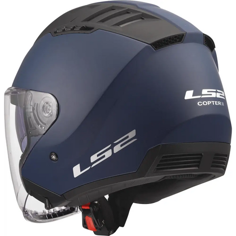 Casco Abierto LS2 OF600 Copter II Solid Dark Blue Matt