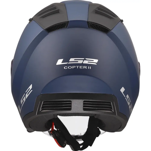 Casco Abierto LS2 OF600 Copter II Solid Dark Blue Matt