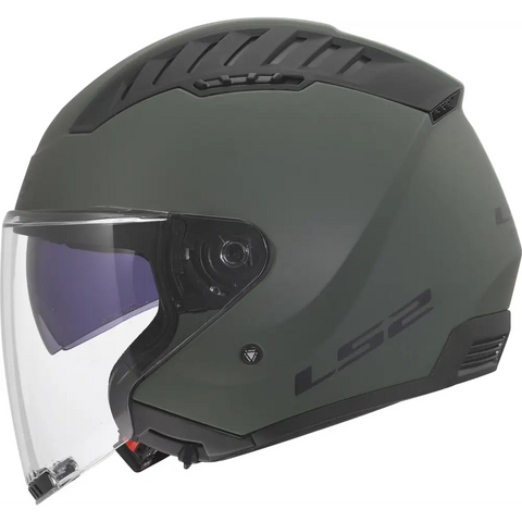 Casco Abierto LS2 OF600 Copter II Solid Military