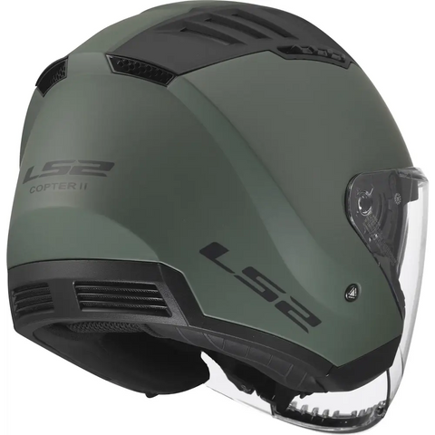Casco Abierto LS2 OF600 Copter II Solid Military