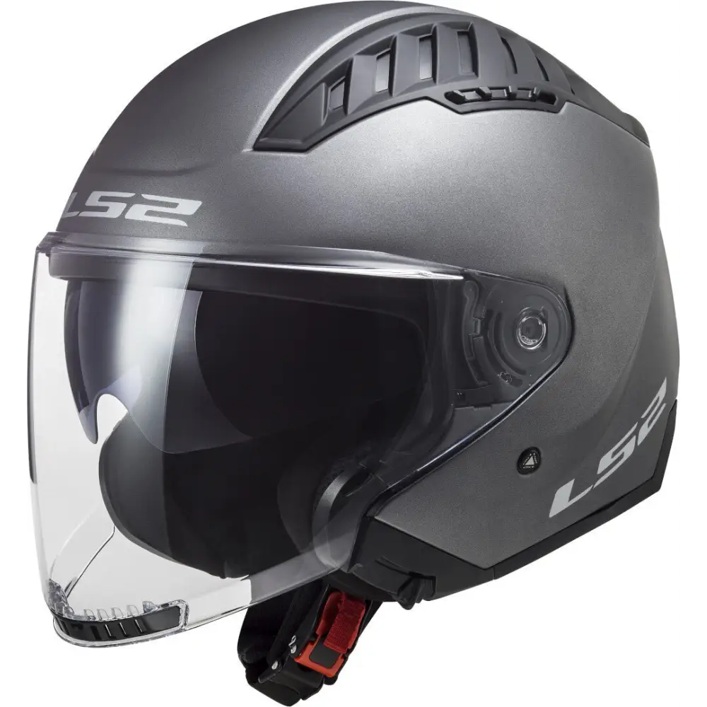 Casco Abierto LS2 OF600 Copter II Solid Titanium Matt
