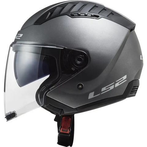 Casco Abierto LS2 OF600 Copter II Solid Titanium Matt