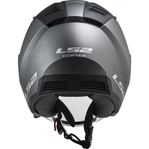 Casco Abierto LS2 OF600 Copter II Solid Titanium Matt