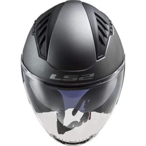 Casco Abierto LS2 OF600 Copter II Solid Titanium Matt