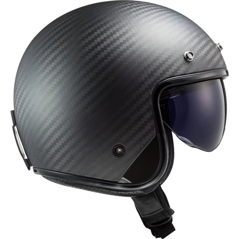 Casco Abierto LS2 OF601 Bob II Carbon Matt Black