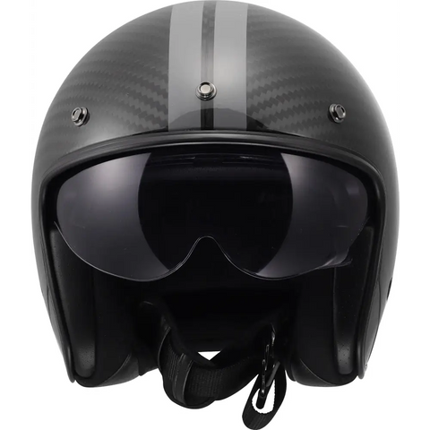 Casco Abierto LS2 OF601 Bob II Carbon Star Grey