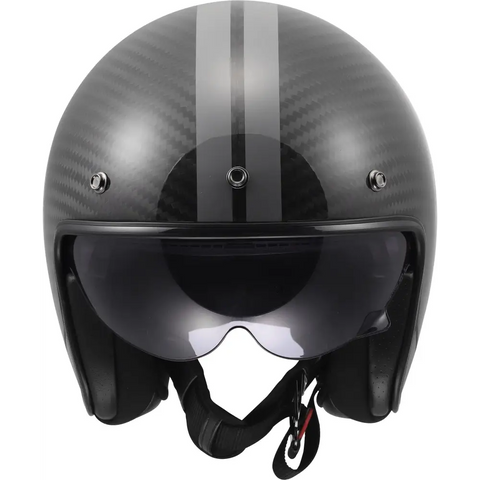 Casco Abierto LS2 OF601 Bob II Carbon Star Grey