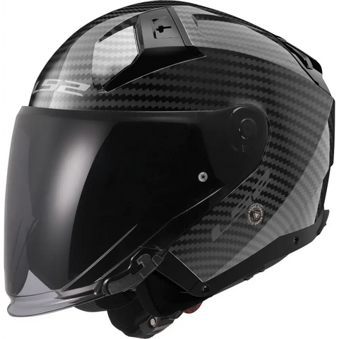 Casco Abierto LS2 OF603 Infinity II Carbon Black