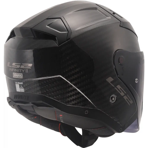 Casco Abierto LS2 OF603 Infinity II Carbon Black Matt
