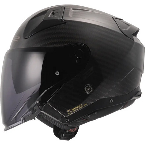 Casco Abierto LS2 OF603 Infinity II Carbon Black Matt