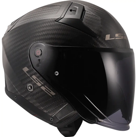 Casco Abierto LS2 OF603 Infinity II Carbon Black Matt