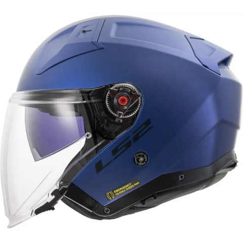 Casco Abierto LS2 OF603 Infinity II Solid Matt Blue