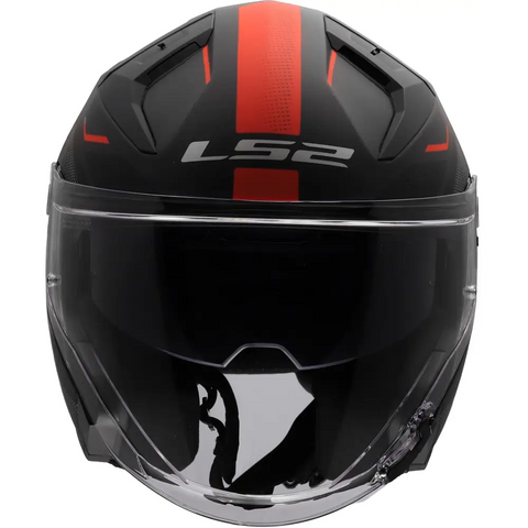 Casco Abierto LS2 OF603 Infinity II Veyron Matt Red