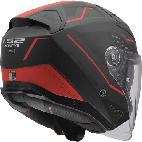 Casco Abierto LS2 OF603 Infinity II Veyron Matt Red