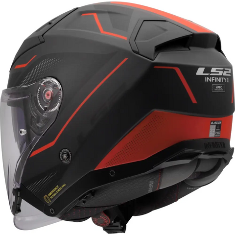 Casco Abierto LS2 OF603 Infinity II Veyron Matt Red