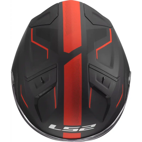 Casco Abierto LS2 OF603 Infinity II Veyron Matt Red