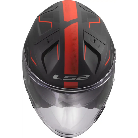 Casco Abierto LS2 OF603 Infinity II Veyron Matt Red