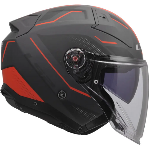 Casco Abierto LS2 OF603 Infinity II Veyron Matt Red