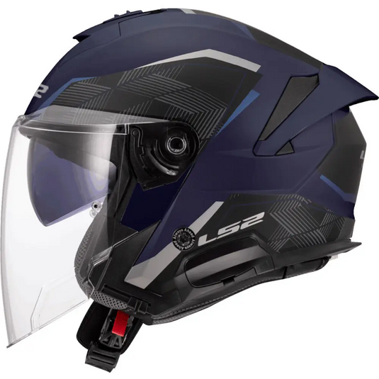 Casco Abierto LS2 OF618 Verso II Air Blue Matt