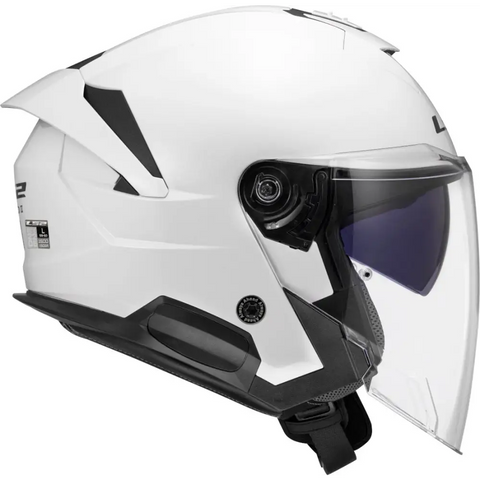 Casco Abierto LS2 OF618 Verso II Solid White