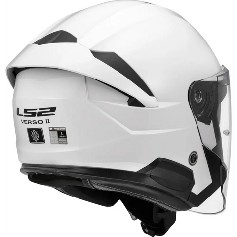 Casco Abierto LS2 OF618 Verso II Solid White