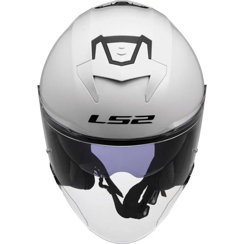 Casco Abierto LS2 OF618 Verso II Solid White