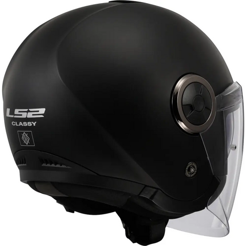 Casco Abierto LS2 OF620 Classy Solid Black Matt