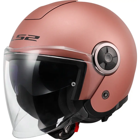 Casco Abierto LS2 OF620 Classy Solid Gold Pink