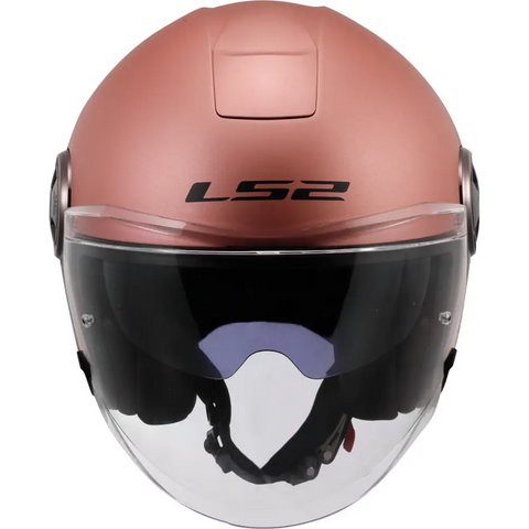 Casco Abierto LS2 OF620 Classy Solid Gold Pink