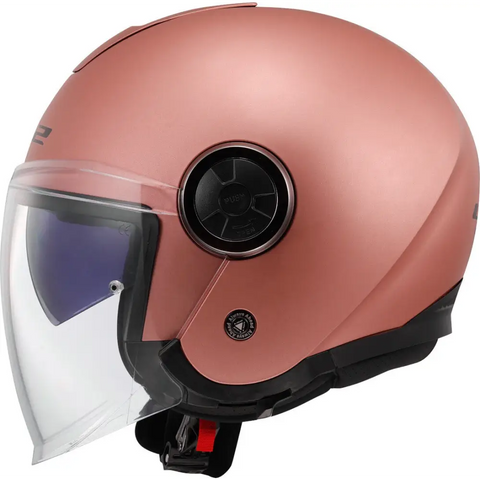 Casco Abierto LS2 OF620 Classy Solid Gold Pink