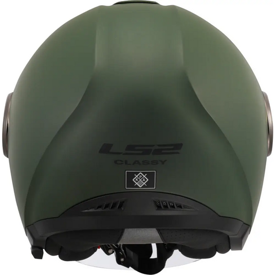 Casco Abierto LS2 OF620 Classy Solid Military Green