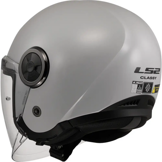 Casco Abierto LS2 OF620 Classy Solid Pearl Grey