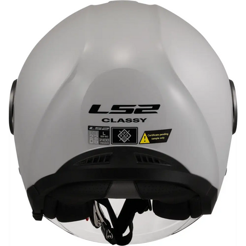 Casco Abierto LS2 OF620 Classy Solid Pearl Grey