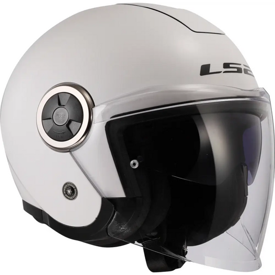 Casco Abierto LS2 OF620 Classy Solid White