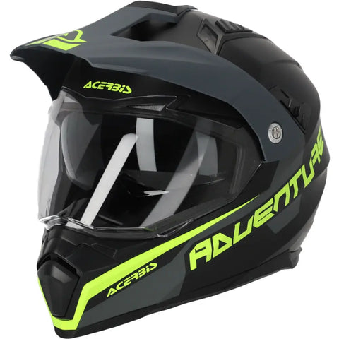 Casco Acerbis Flip FS-606 S23 Matt Black/Grey/Yellow