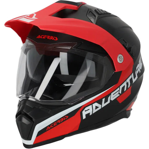 Casco Acerbis Flip FS-606 S23 Matt Black/Red/White