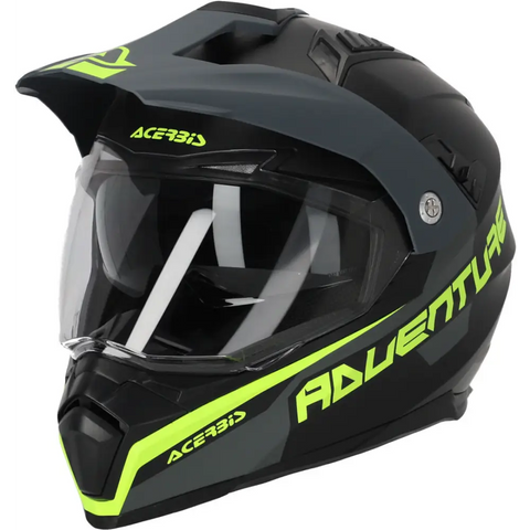 Casco Acerbis Flip FS-606 S23 Matt Black/Grey/Yellow