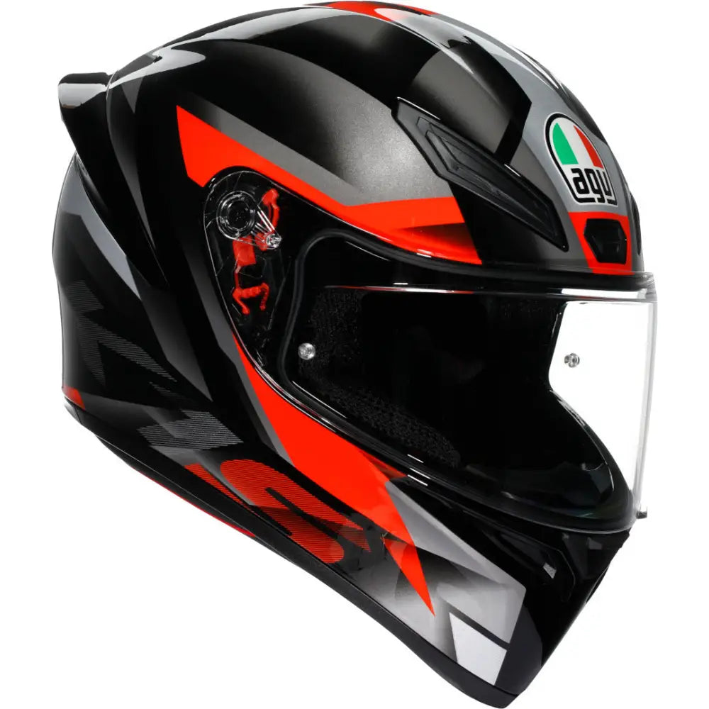 Casco AGV K1 S Fastlap Black/Gray/Red