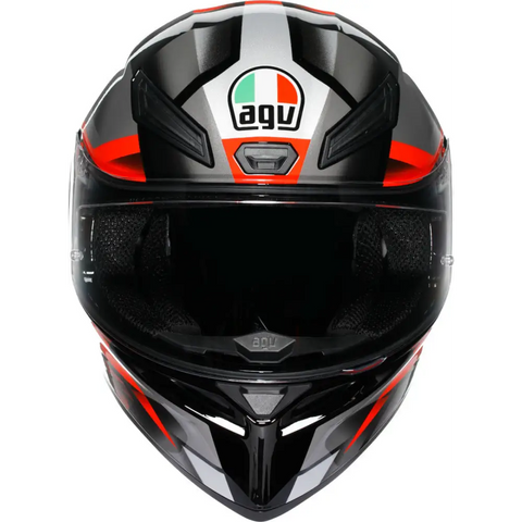 Casco AGV K1 S Fastlap Black/Gray/Red