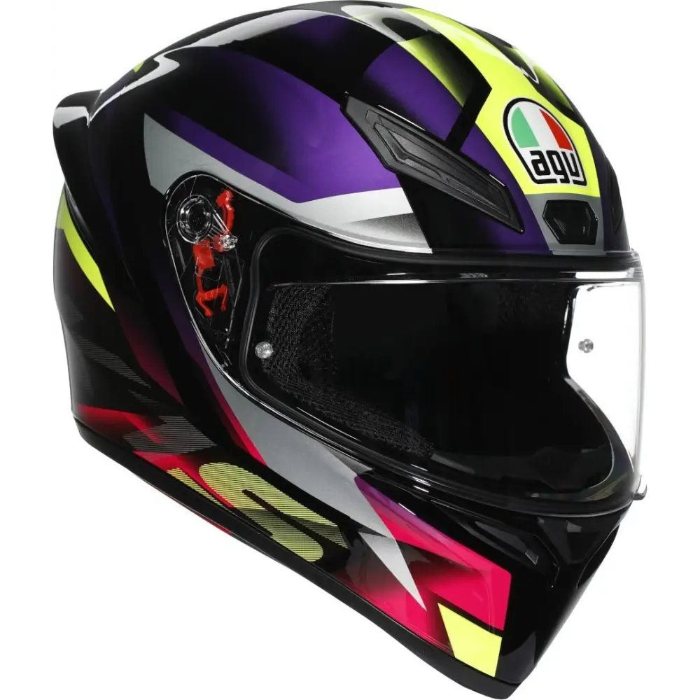 Casco AGV K1 S Fastlap Black/Purple/Pink