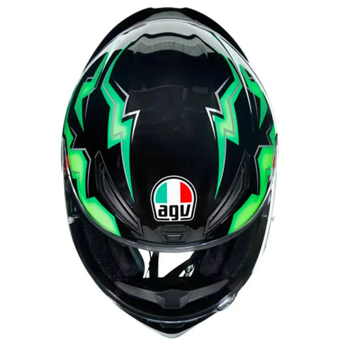 Casco AGV K1 S Kripton Black/Green ECE 22-06